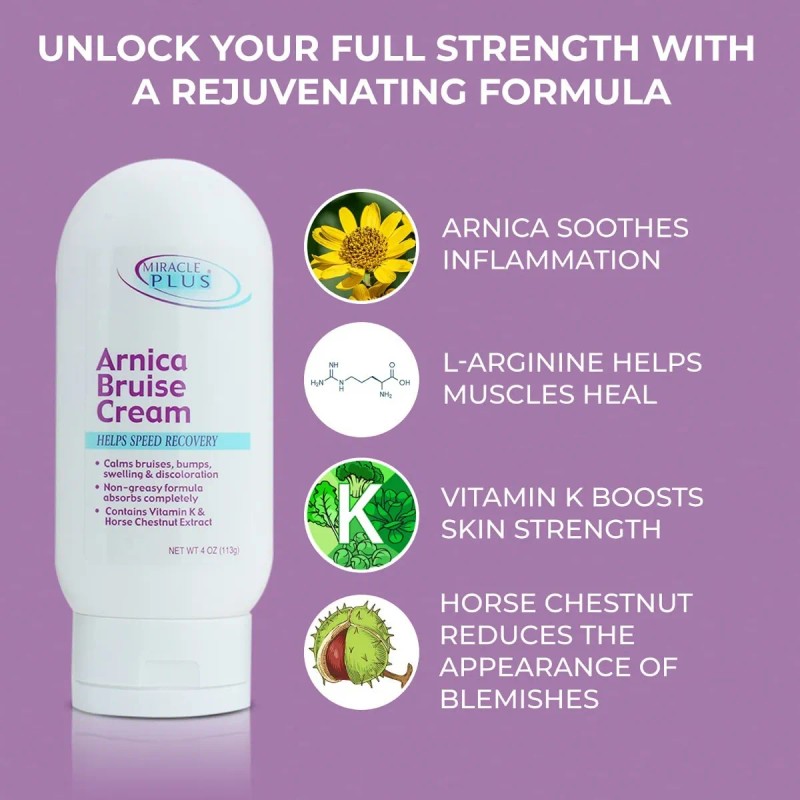 Miracle Plus Crema Para Moretones E Hinchazón 347 Ml