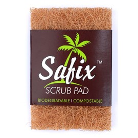 Safix Coconut Fibre Scrub Pad, Large, 0.335 milliliters