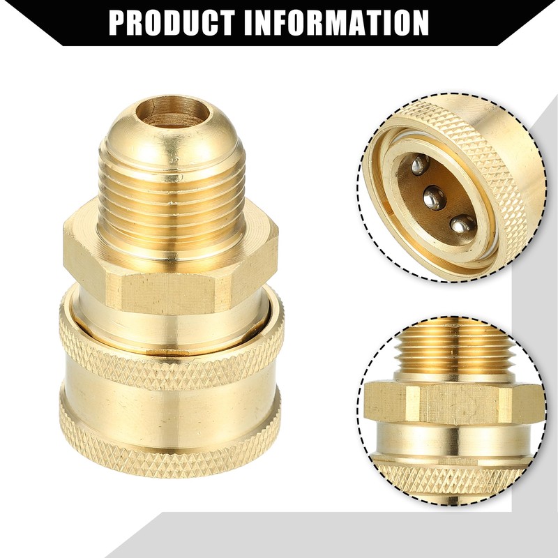 Hihaha Pressure Washer Coupler/Outer Washer Gun Adapter Universal for Car/Durable