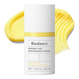 BIODANCE Radiant Vita Niacinamide Cream, Brightening, Dark Spot Correcting, Hydrating Facial Moisturizer with Vitamin C, B12, Korean Skin Care | 1.69 