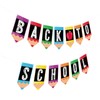 Hooqict Welcome Back to School Banner Garland for Classroom Bulletin