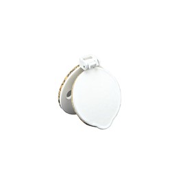 Mini Magflap - Magnetic keyhole Draught ExcluderTM (White)