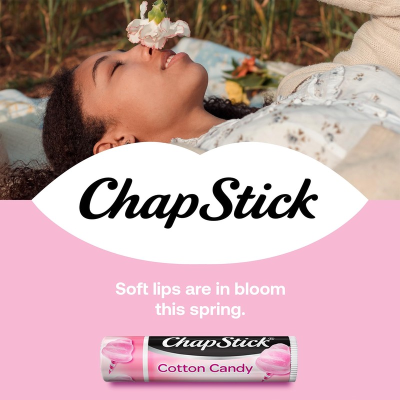 ChapStick Lip Balm, Cotton Candy – Fun & Yummy Moisturizing