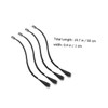 FRCOLOR 4 Pieces Braided Wig Clips Curly Hair Ponytail Braided
