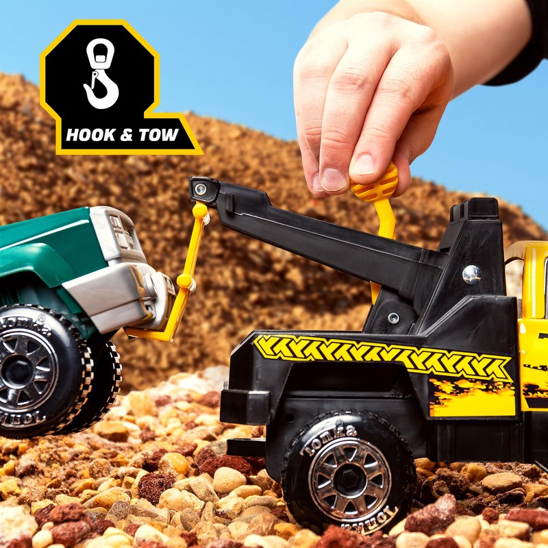 Tonka Steel Classics, Tow Truck - Made with Steel &