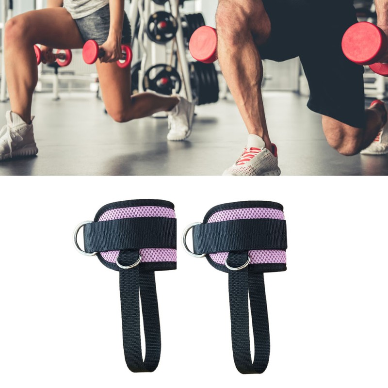 1 Pair Ankle Straps Padded Kickback Ankle Wrist Cuffs Multi