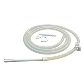 Platinum Cured Silicone Tube with Nozzle Set for 2 Quart and 1.5 Quart Stainless Steel Enema Can | Silicon Tube with Enema Nozzle Set