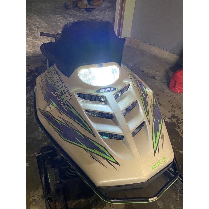 FT 2013 Arctic Cat M8000 M 8000 LED Headlight Conversion