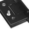 KEILEOHO 4 PCS Glass Door Hinges, Stainless Steel Shower Door