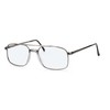 Hero Men's Square Metal Eyeglass Frame (Model HRO-405B-C2-54) (Without Glasses