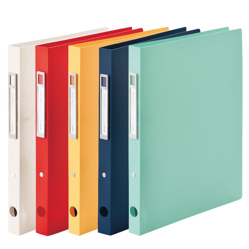 Lihit Lab F7681-4 Ring File A4 2 Hole Orange