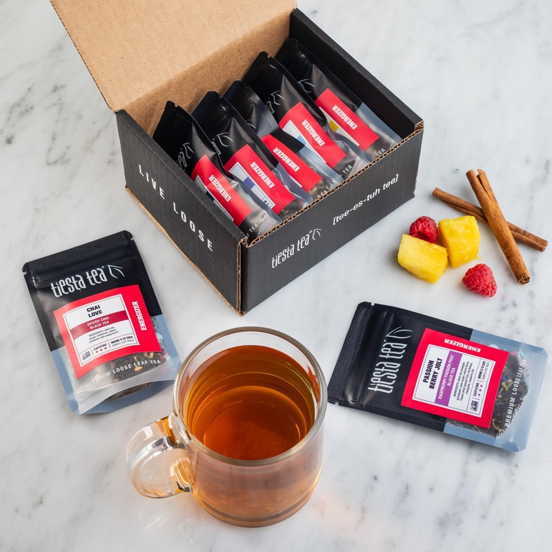 Tiesta Tea - Black Sampler Dry Flight Set, Loose Leaf,