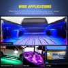 Nilight 3PCS 60 Inch RGB Truck Bed Light Strip Kit