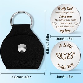 Dad Valentines Gifts for Dad Pocket Hug Dad Gifts Daddy Gifts for Dad Valentines for Present Gifts for Dads Gift for Dad Gifts from Daughter Daddy Valentines Day Gifts Dad Birthday Gifts Family Gifts