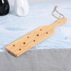 HILAZA Bamboo Wood Paddle, 13.3 Inch Wooden Paddle with Airflow