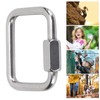 Chain Link Stainless Steel 4‑Corner Multifunctional Connection Buckle for Outdoor