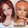 Yawamica Brown Fluffy Lash Clusters 100D Volume Wispy Eyelash Clusters
