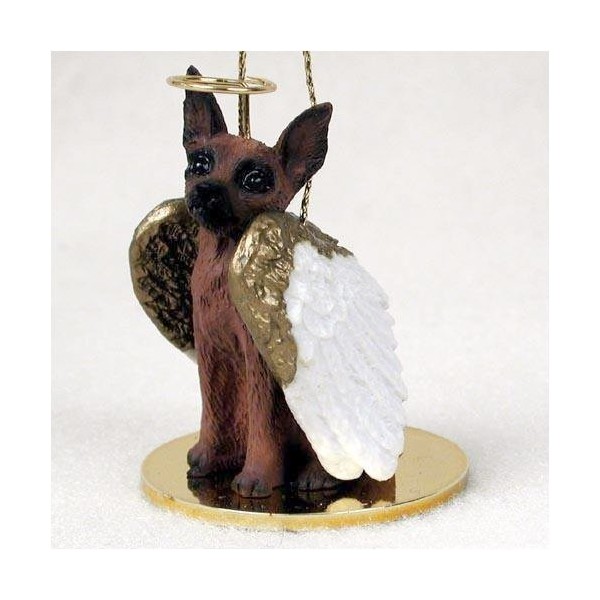 Conversation Concepts Miniature Pinscher Angel Dog Ornament - Red