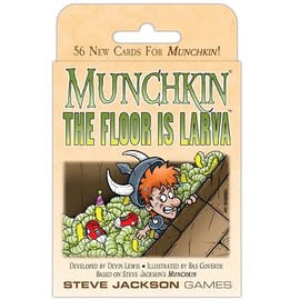 Steve Jackson Games Munchkin: The Floor is Larva, Strategy Card Game, for 3 to 6 Players and Ages 10+