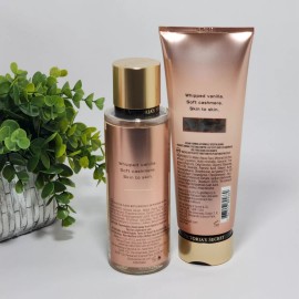 Victoria's Secret Bare Vanilla Body Mist Spray & Body Lotion ~ Set of 2