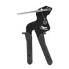 Black Cable Tie Gun Stainless Steel Ties Automatic Tensioner Cutter