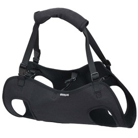 Dog Lifting Harness, Pet Support Dog Lift Support for Dogs, Rehabilitation Harness, Mobility Sling for Old, Joint Injuries, Arthritis, Stability Loss Dogs, Black (L)
