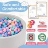 Aunekiv 47.2" x 15.7" Foam Ball Pit for Toddlers, Baby