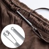CustomyLife 2Pcs Spring Drawstring Needle Threader, Stainless Steel DIY Rope