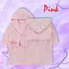 Metzuyan Baby Girls Boys Dressing Gown Fleece Snuggle Robe Hooded