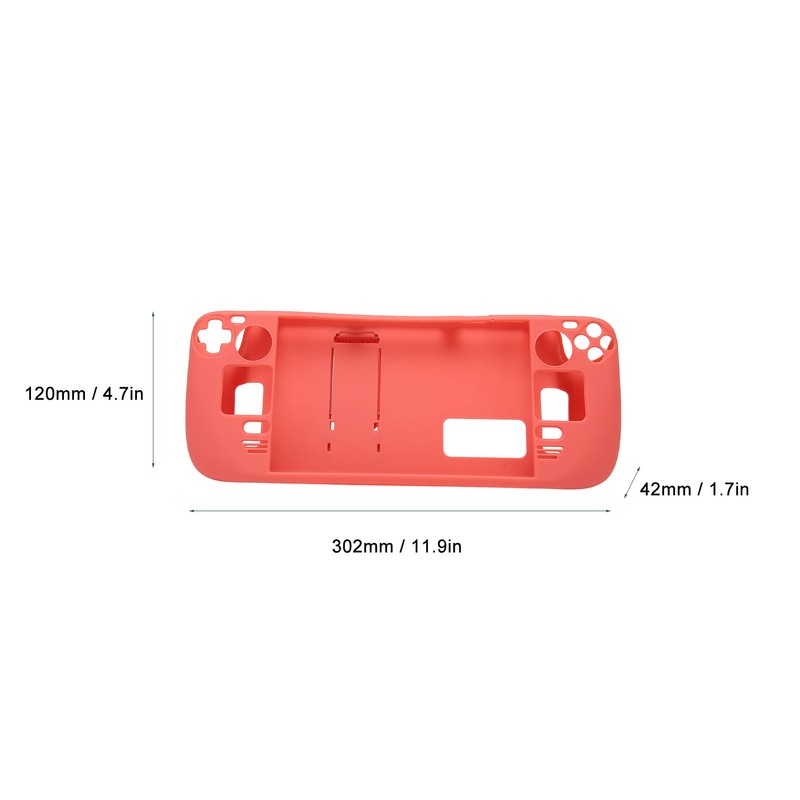 Kickstand Case for Steam Deck Hands Free Full Protection Fingerprint