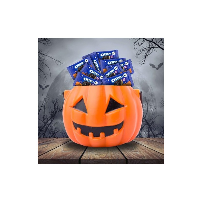 OREO Galletas de Halloween de edición limitada, crema de colores