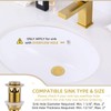 Angle Simple Sink Drain Stopper, Brass Bathroom Sink Stopper Replacement,