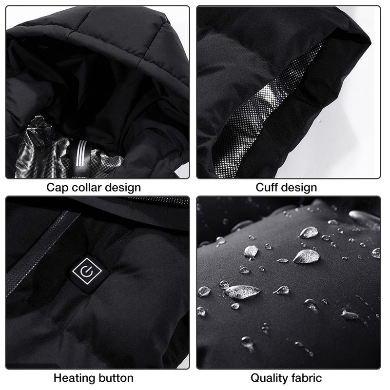 Heated Vest USB Electric Heated Vest Washable Heating Jacket for