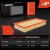 A-Premium Engine & Cabin Air Filter w/Activated Carbon Compatible with