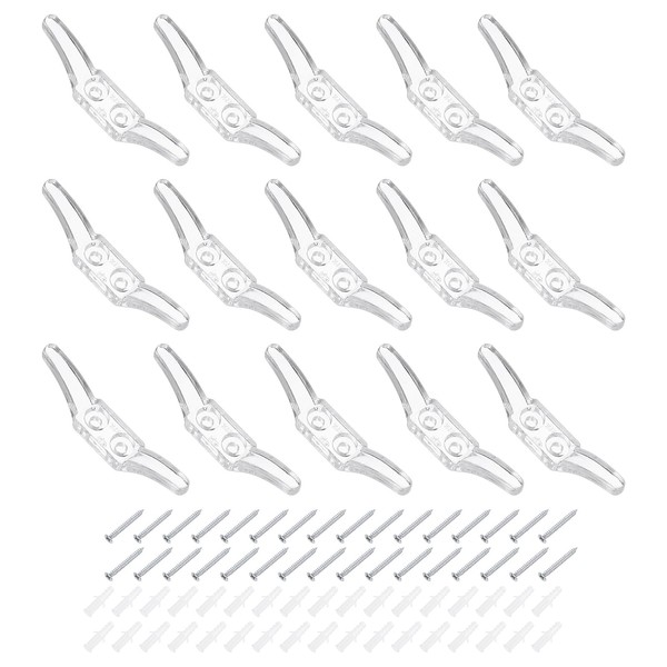uxcell 24Pcs 65x12mm Blind Cord Cleats, Blind String Safety Rope