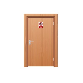 The Signal Range No Unauthorised Access Safety Sign, Pack of 5, White Vinyl, Suitable for Painted Surfaces, Glass, Metal, Plastic, BS EN ISO 7010:2020 Compliant, 13.5cm x 18cm