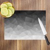 Whats On Your Wall.com Black White Grey Cool Glass Chopping