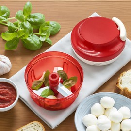 Onion Cutter, Vegetable Cutter Manual with Pulley, Multifunctional Manual Chopper for Vegetables, Meat, Kitchen Aid for Fast Cutting and Chopping