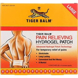 Tiger Balm Pain Relieving Patch Large , 4 Count