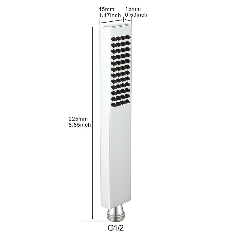 Gaosin Brass Handheld Shower High Pressure Single Function Hand Shower