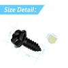 Universal License Plate Screws for Fastening License Plates, Nylon Screw
