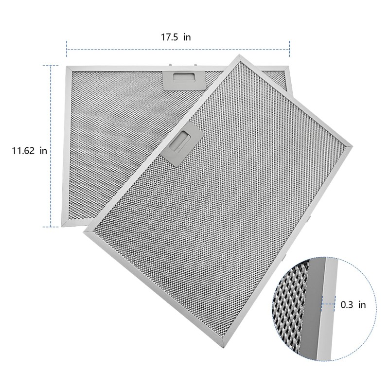Meyffon 2Pcs WB02X11012 Range Hood Grease Filter Compatible with GE