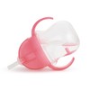 Munchkin Click Lock Weighted Flexi Straw Trainer Cup, Rosado, 7