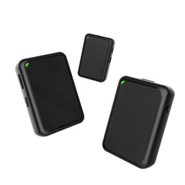 Gimpro MB1X(M) 2.4GHz 2TX & 1RX Lavalier Wireless Microphone with 1 Push Mute Switch 3 Mode Denoise for Vlog Live Streaming, Lapel Microphone Wireless Camera DSLR Camcorder