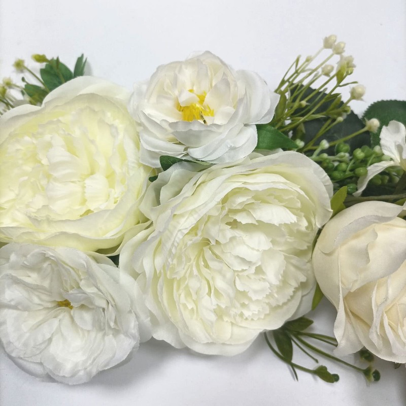 婚礼の儀式装飾 人工スワッグ OrgMemory 造花 70cm 1本 結婚式リース 壁飾り花 飾りドアデコレーション 家テーブル