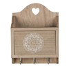 Out of the blue Mandala Wooden Key Holder with Compartment