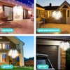 flintronic Solar Security Lights, 192LED+1800LM Solar Flood Lights with Outdoor