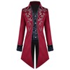 YORDET Medieval Steampunk Men's Tuxedo Gothic Retro Coat Carnival Victorian