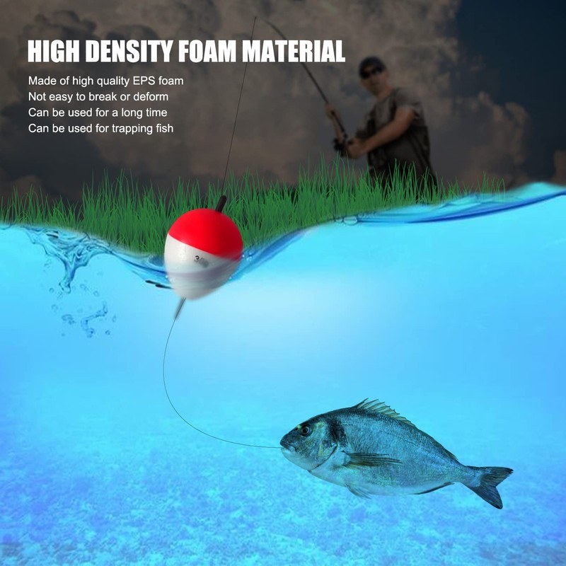 Dingbear 16pcs(30g, 20g,10g, 5g) White Pot-Bellied Float Multi-Purpose Pot-Bellied Float