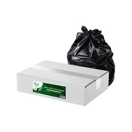 Blake and White Purely Kind Heavy Duty Black Sacks | 75L | Roll of 30